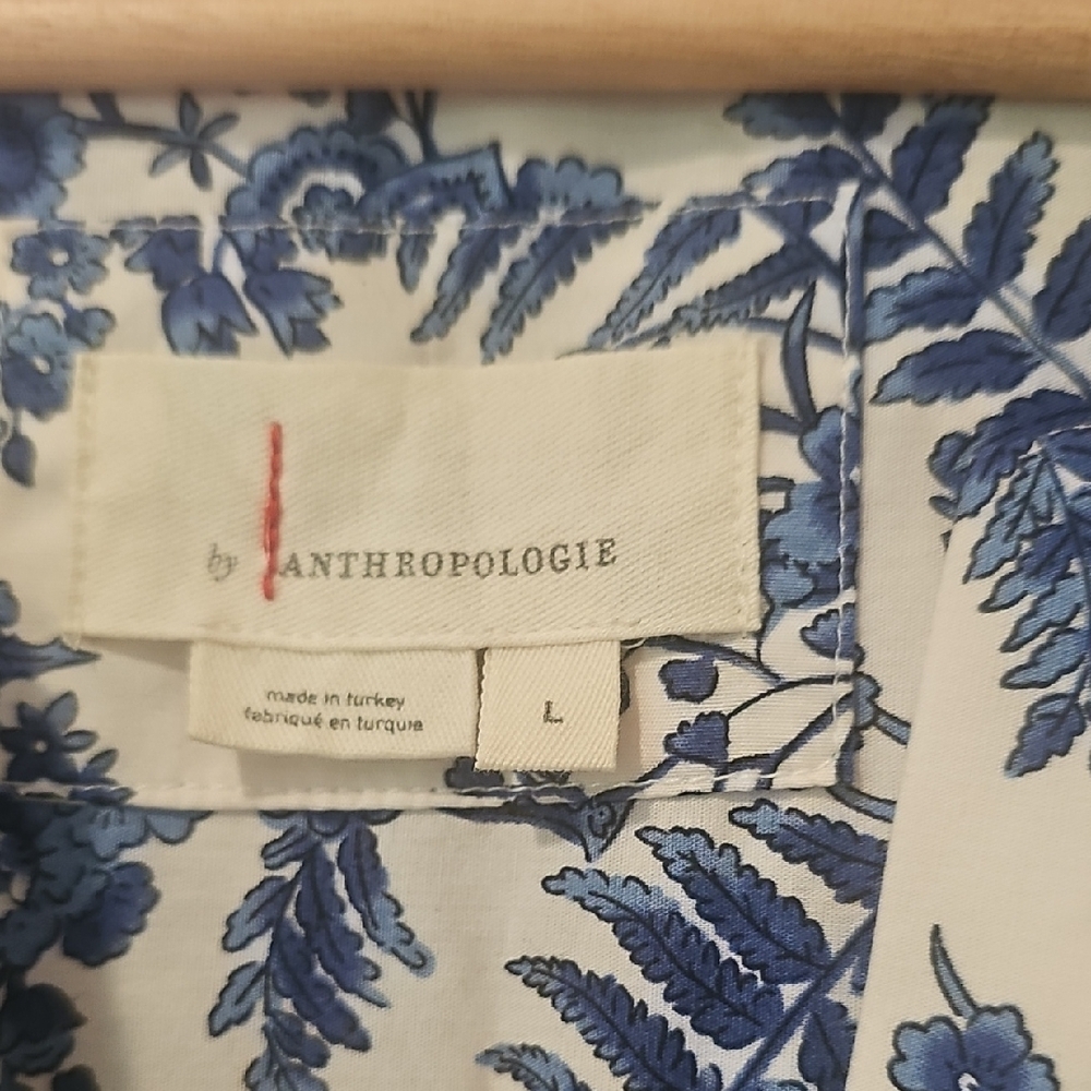 Anthropologie Blue and White Maxi Dress - Picture 2 of 6